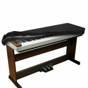 Balfer stretchable velvet piano keyboard dust cover for 88 key