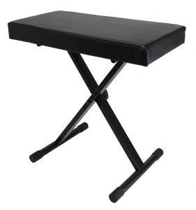 Gearlux adjustable keybaord bench with deluxe padding