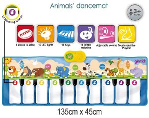 Ginzick kid’s animal’s music piano fun dance mat